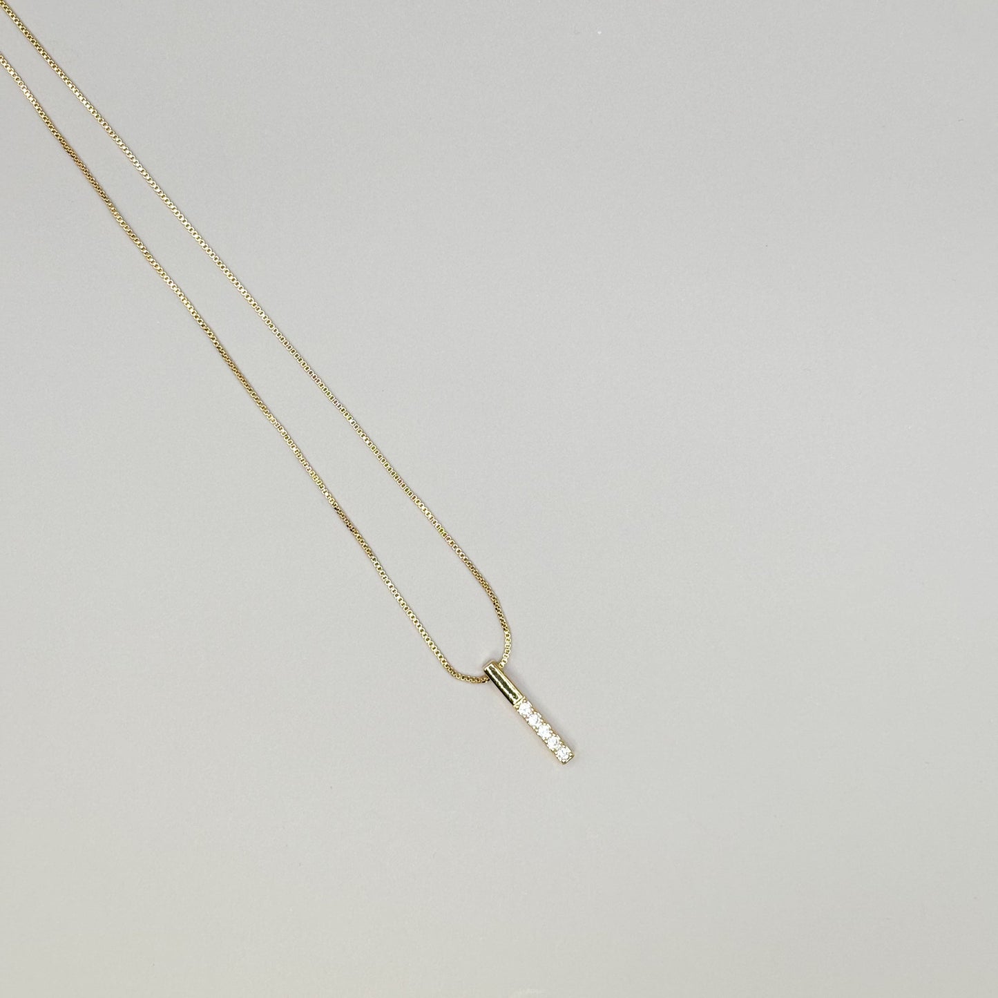 Diamanté Bar Necklace