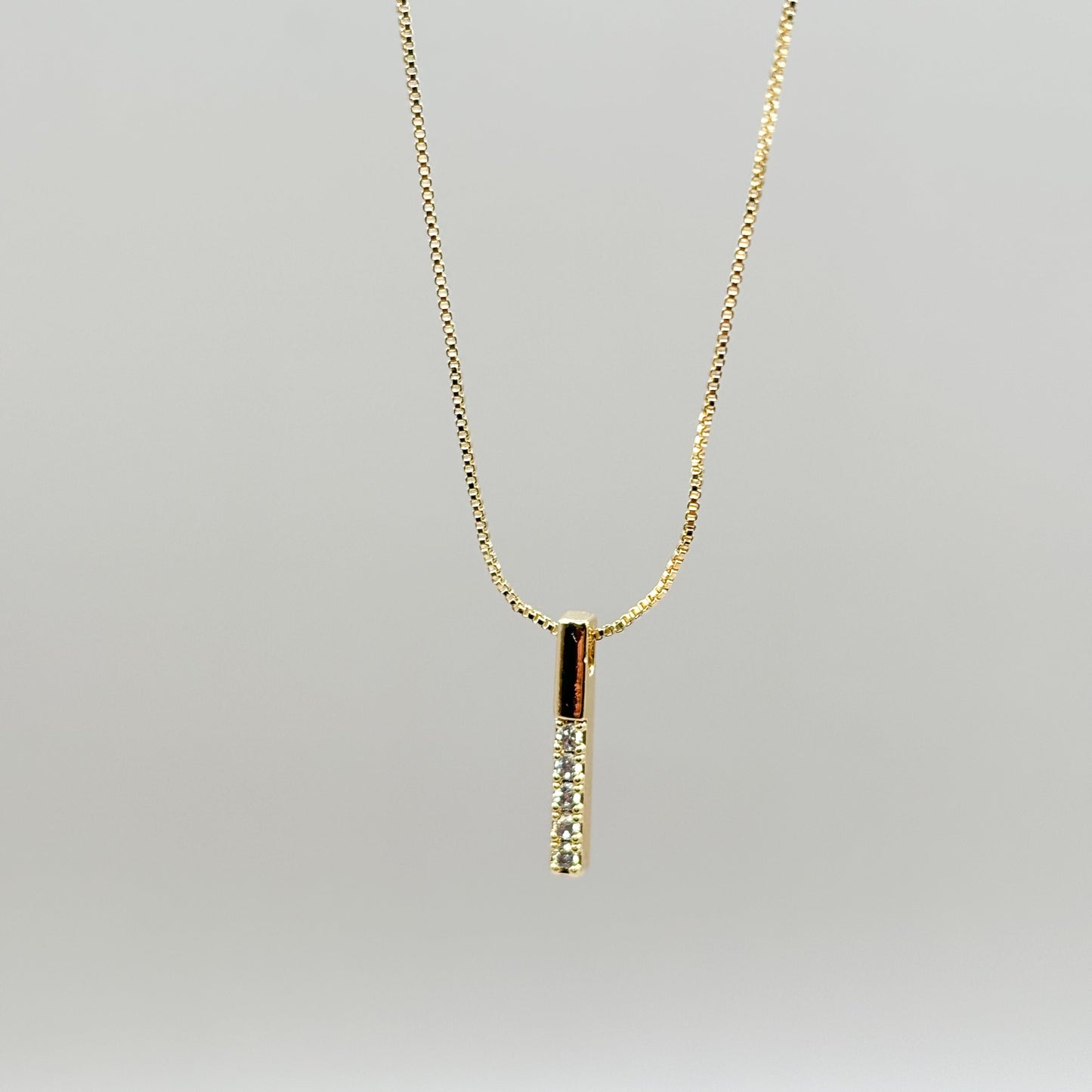 Diamanté Bar Necklace