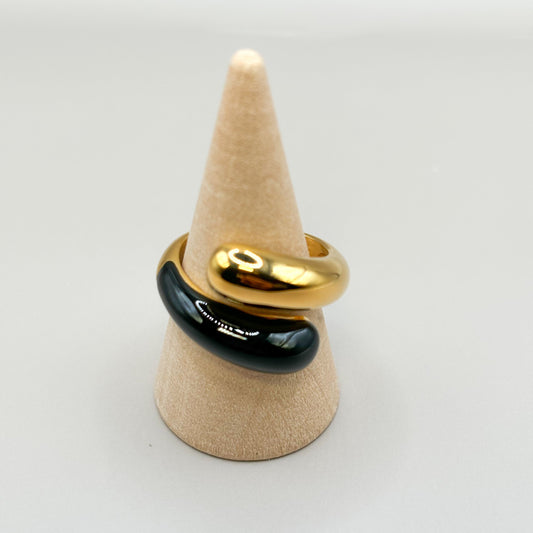 Honey Enamel Ring