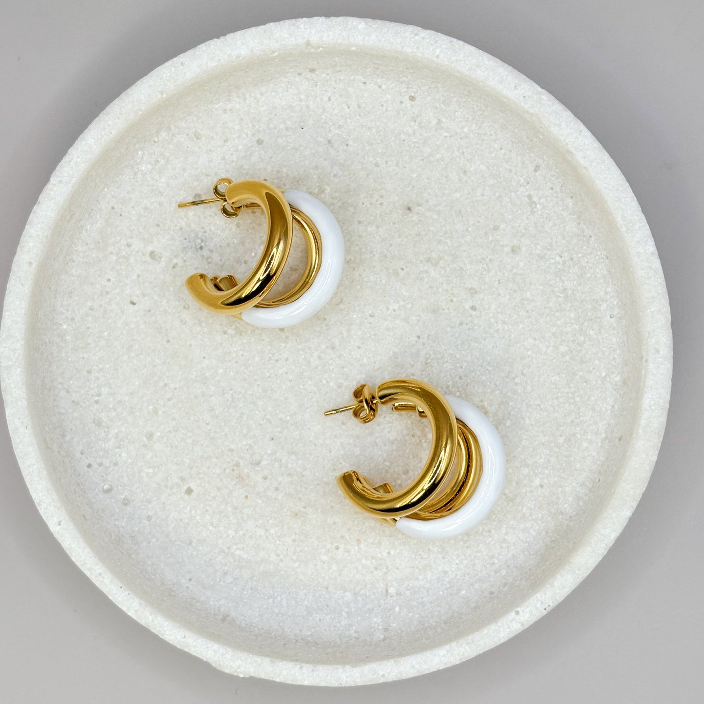 Reem TriHoop Earring