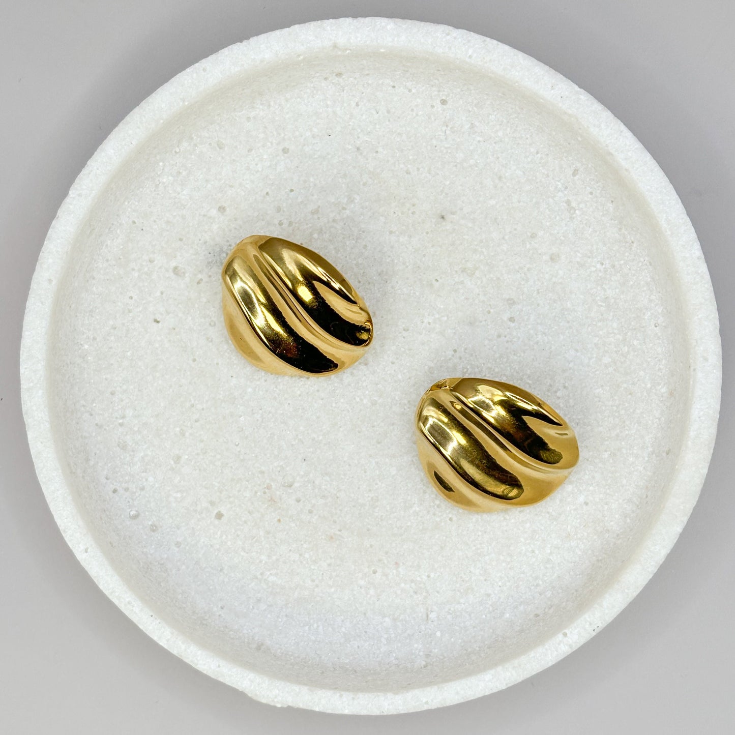 Safirah Oval Studs